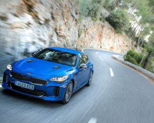 Kia Stinger blue dynamic  (35)